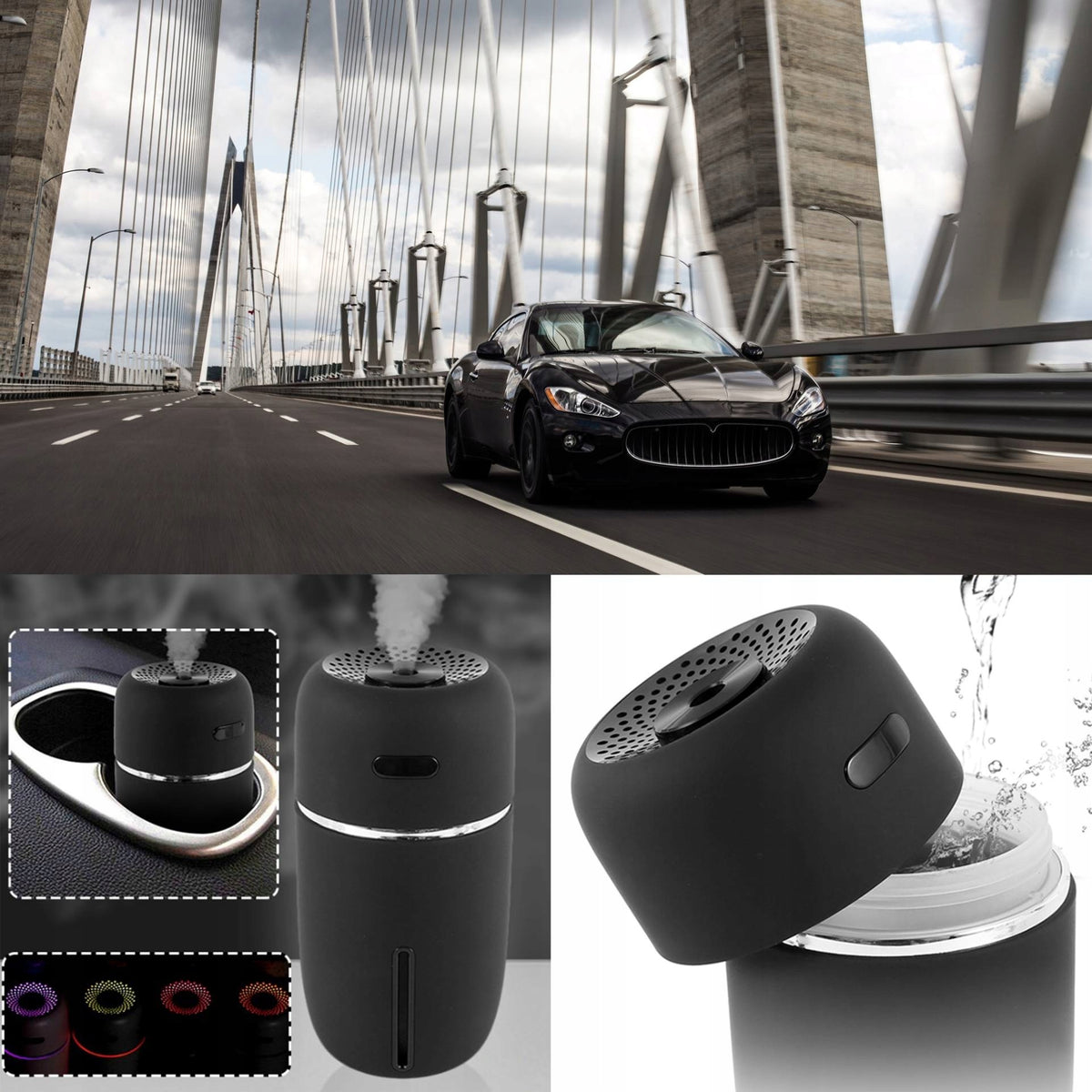 ULTRASONIC HUMIDIFIER FOR HOME CAR USB RGB Medical device no