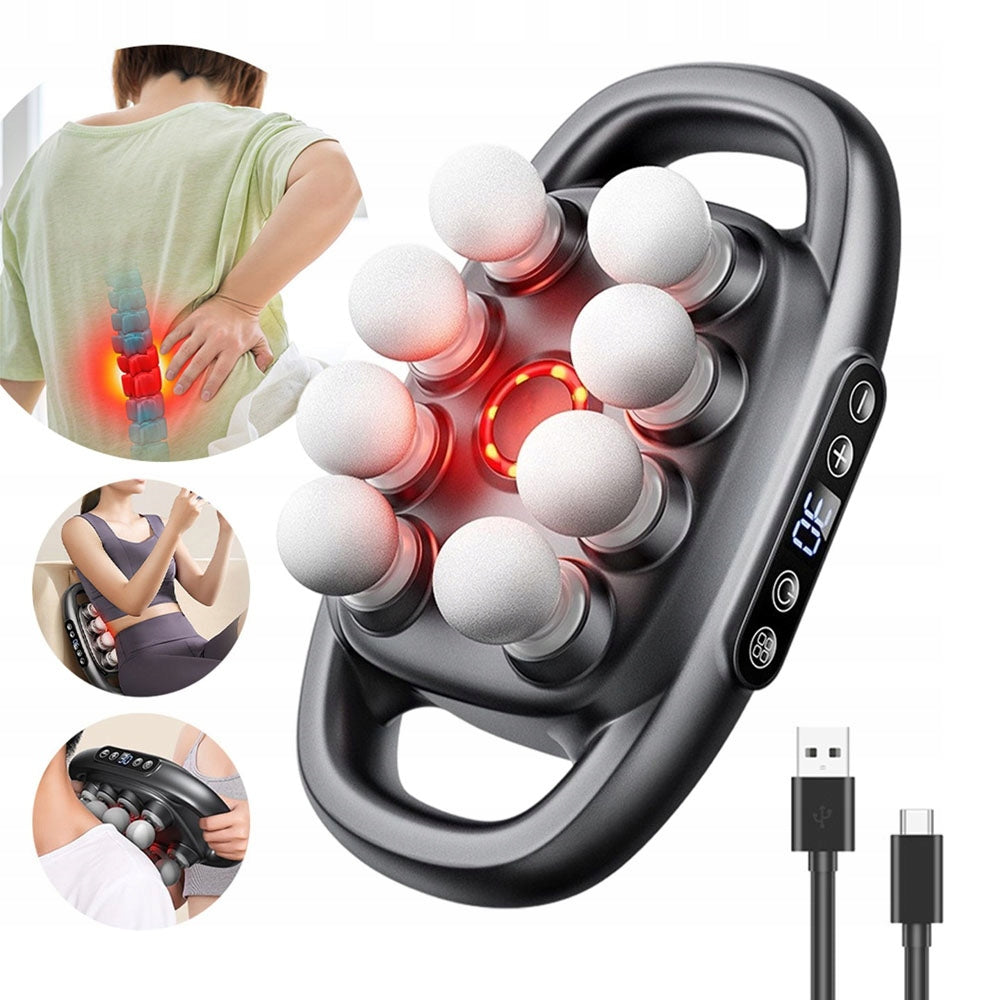 ULTRASONIC MASSAGER 8 SOCKETS 30 SPEEDS PORTABLE EASY TO USE