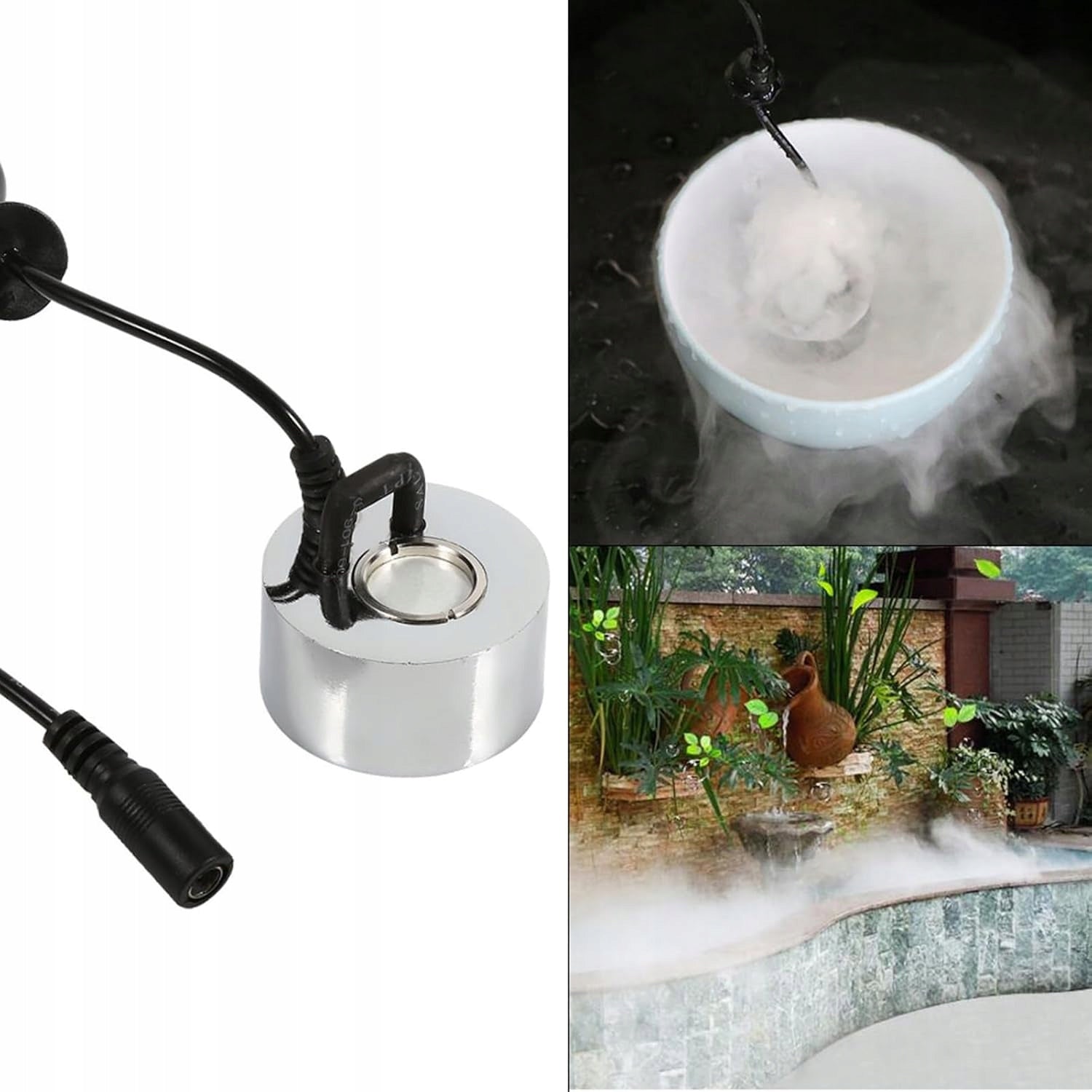 ULTRASONIC MIST GENERATOR POND MIST MACHINE FOUNTAIN DECORATION Model ultradźwiękowy wytwornik mgły
