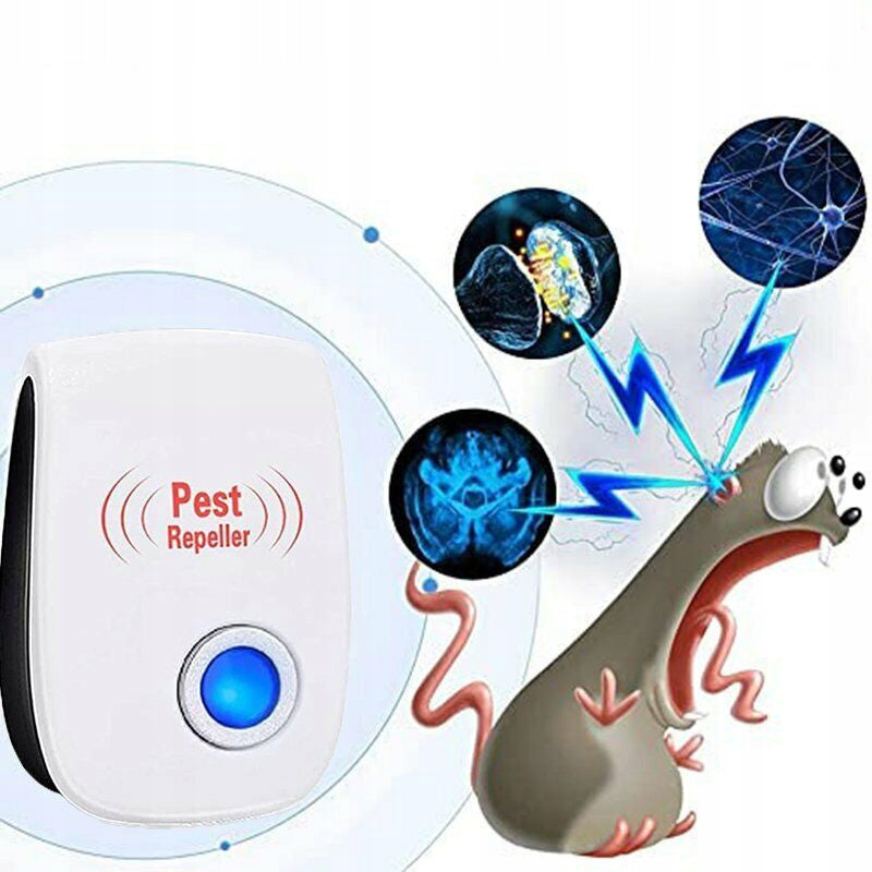 ULTRASONIC MOSQUITO REPELLENT, 6 PIECES, ELECTRIC INSECT TRAPS Packaging status original