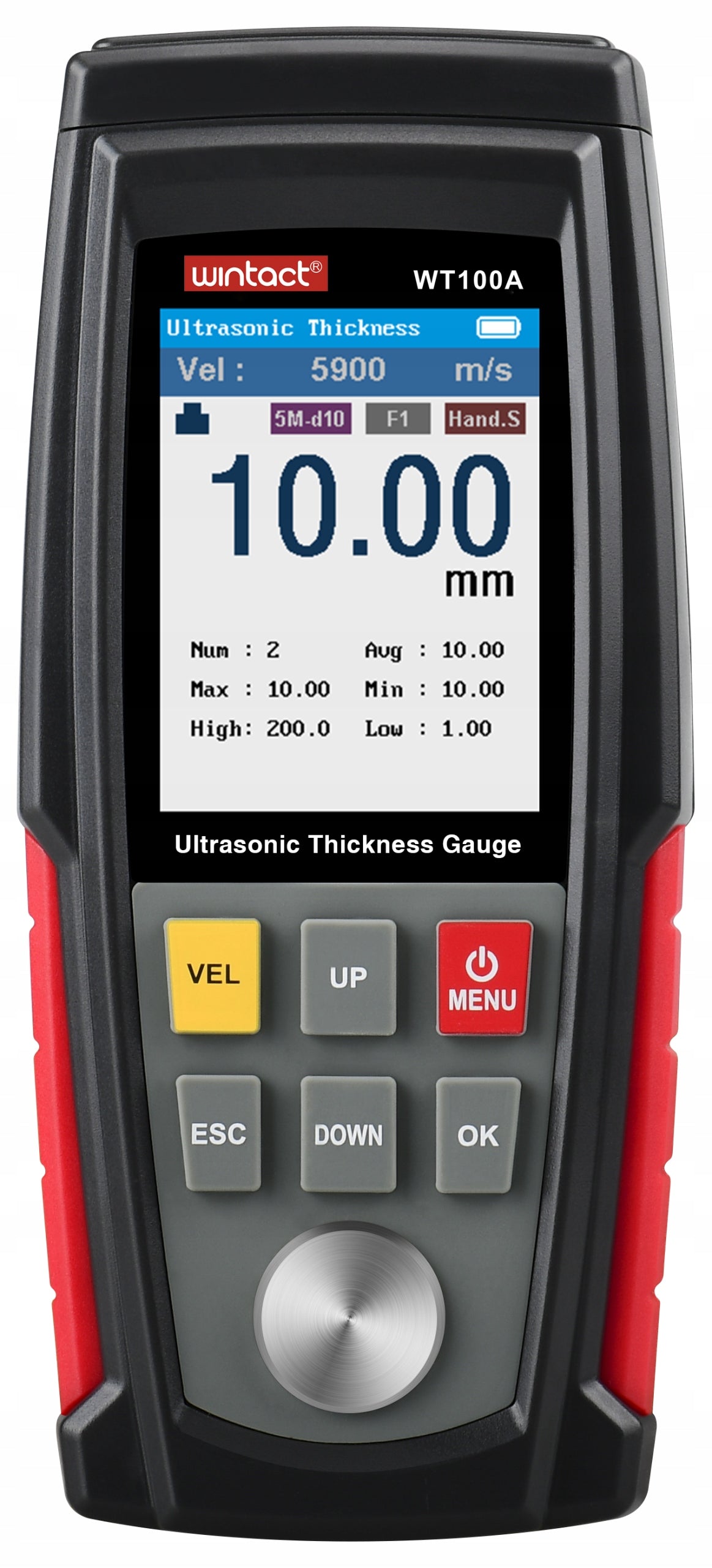 ULTRASONIC PAINT THICKNESS GAUGE COATING TESTER SENSOR WITH LCD PROBE Brand Benetech