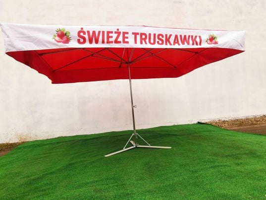 UMBRELLA 3x3 TRADE UMBRELLAS WITH PRINT MANUFACTURER Product height 300 cm