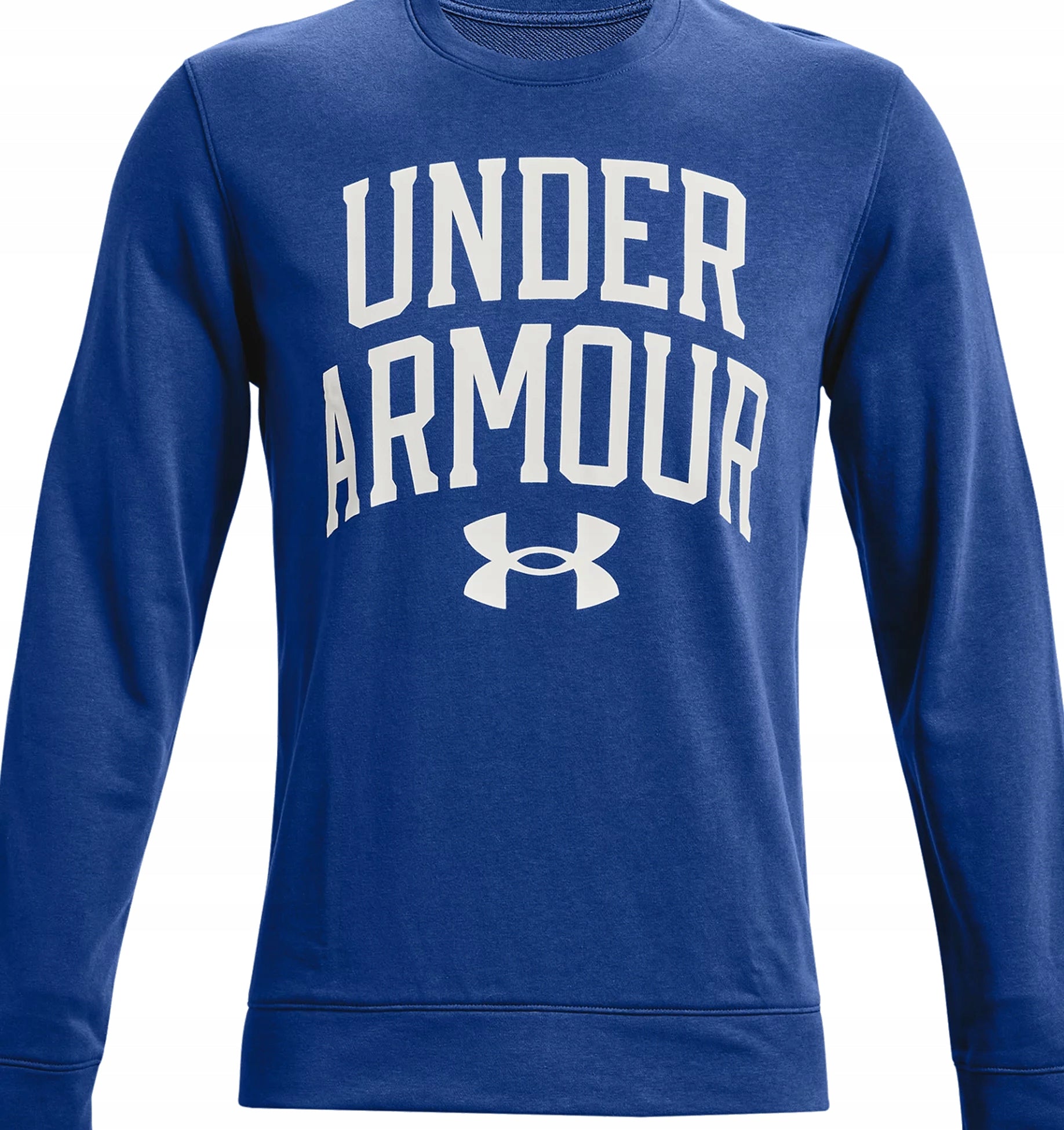 Sportjacke für Herren Under Armour Rival Terry Crew M 1361561-432, blau 