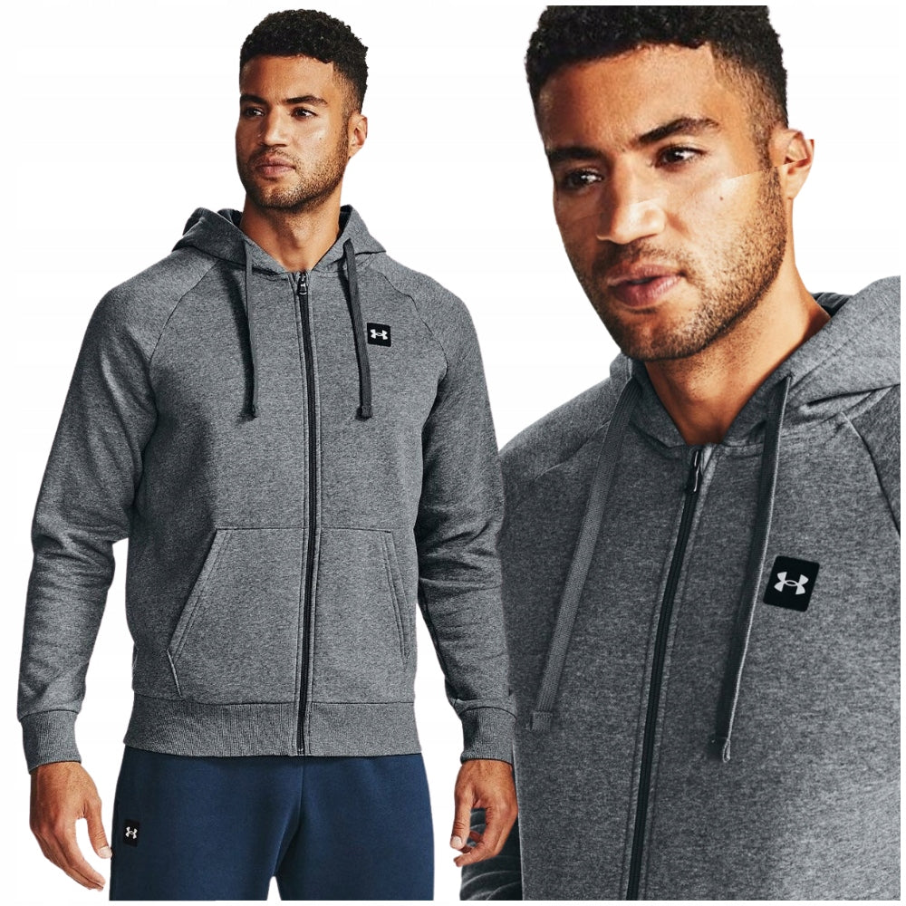 Džemperis vyrams Under Armour Under Armour Rival Fleece FZ Hoodie 1357111-012, pilkas
