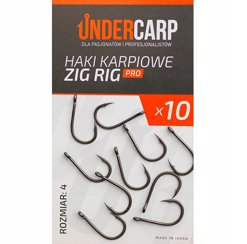 UNDERCARP Carp Hooks ZIG RIG PRO size 4 UC443