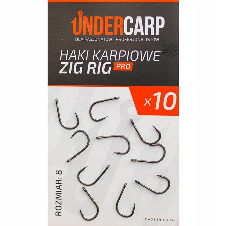 UNDERCARP Carp Hooks ZIG RIG PRO size 8 UC445