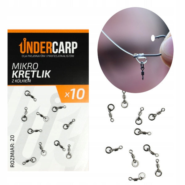 UNDERCARP MICRO CARP SWIVEL WITH FEEDER WHEEL