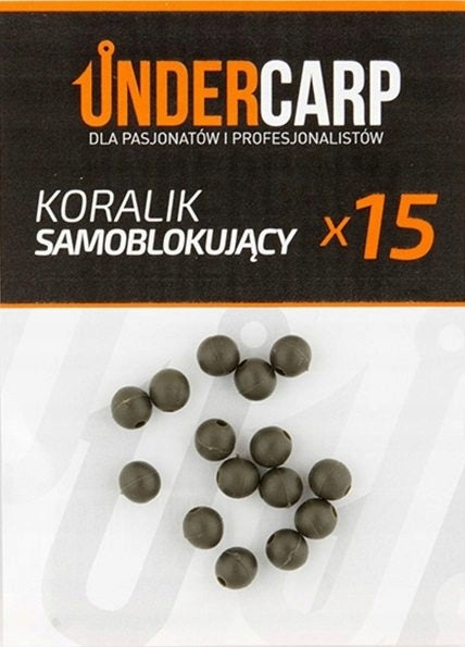 UNDERCARP SELF-LOCKING BEAD GREEN 6mm Brand Undercarp