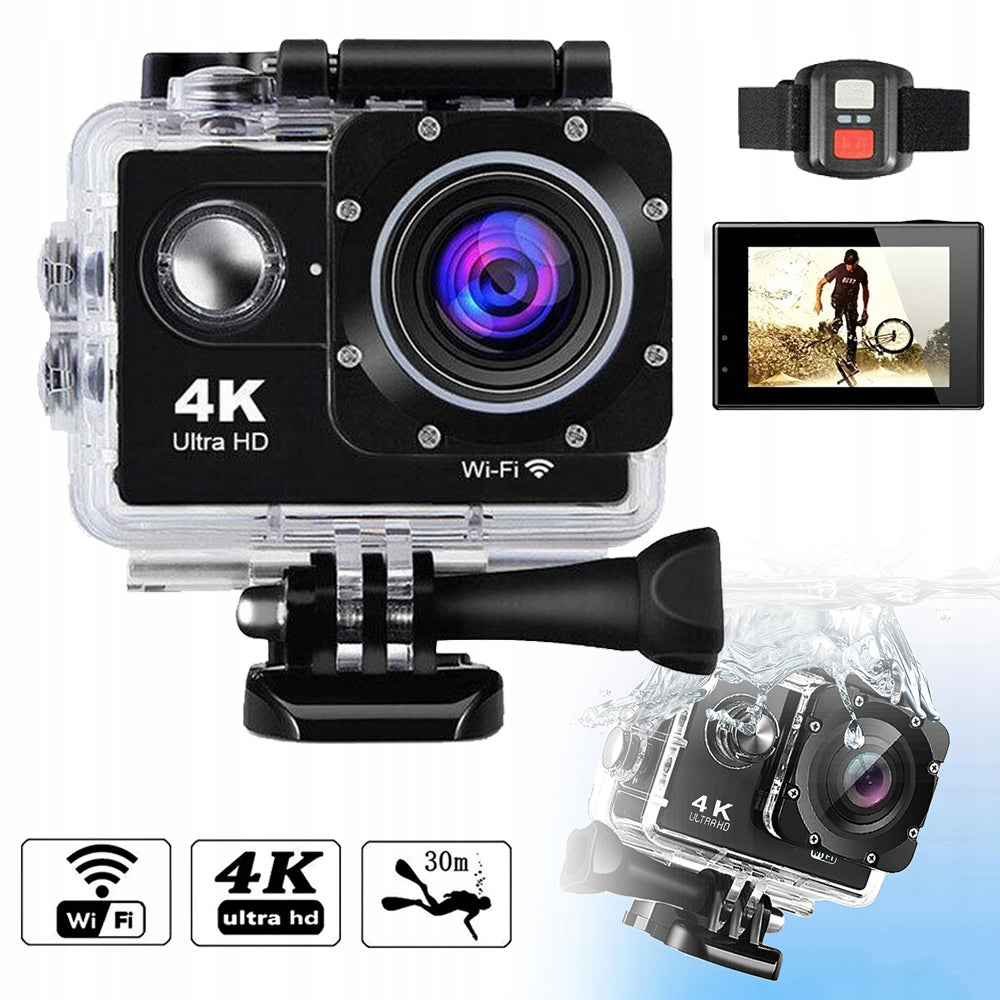 UNDERWATER CAMERA 30M SPORTS CAMERA 4K WIDE ANGLE WEBCAM