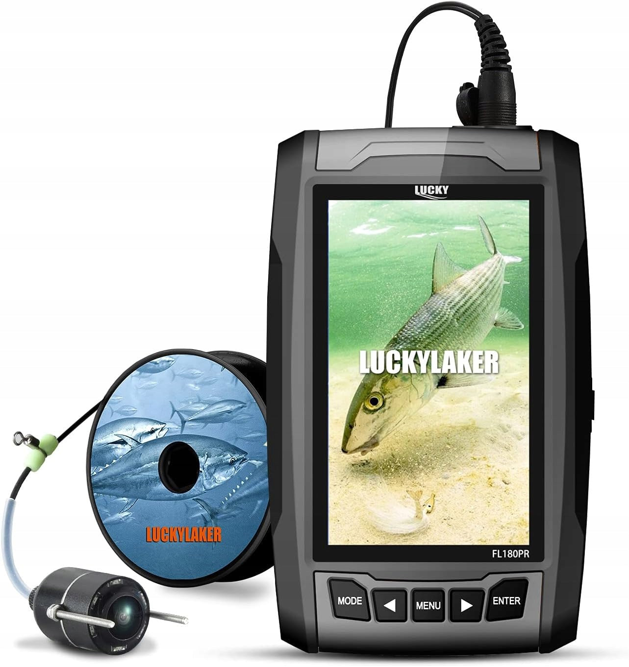 UNDERWATER FISHING CAMERA 4,3 INCH 20M CABLE VIDEO RECORDER FISH PROBE