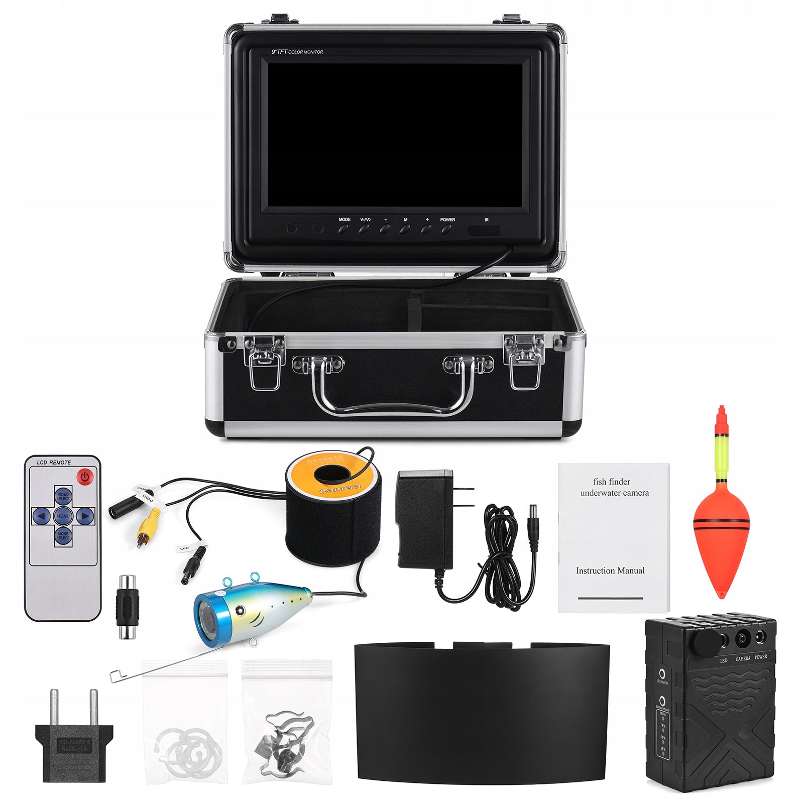 UNDERWATER FISHING CAMERA 50m 9 inches Brand no brand