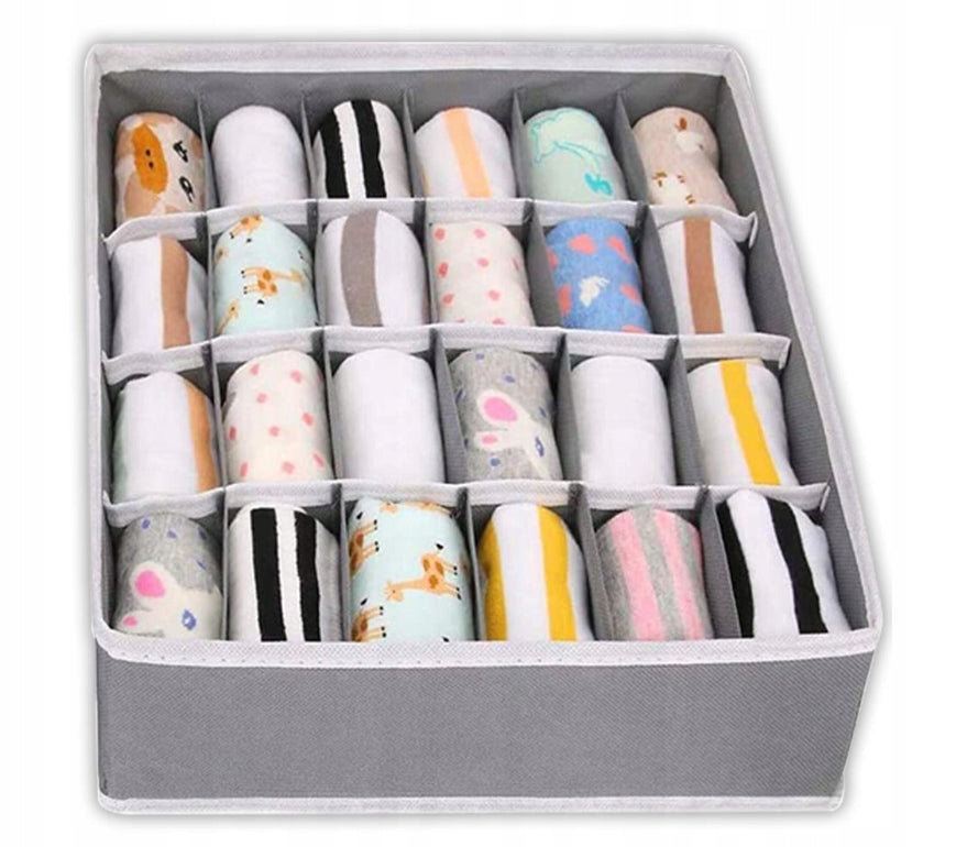 UNDERWEAR CLOSET DRAWER ORGANIZER SOCKS UNIVERSAL 24 COMPARTMENTS EAN (GTIN) 5906088521442