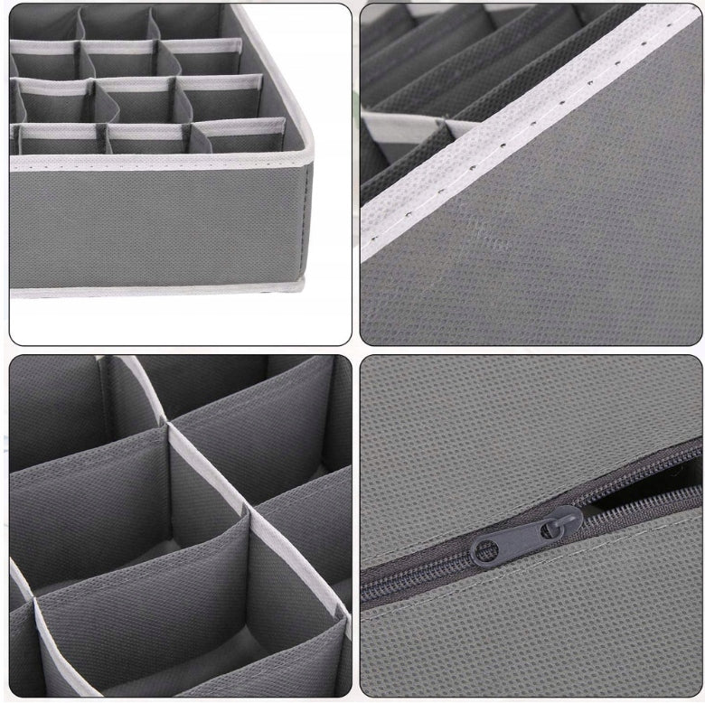 UNDERWEAR CLOSET DRAWER ORGANIZER SOCKS UNIVERSAL 24 COMPARTMENTS Manufacturer code 06361