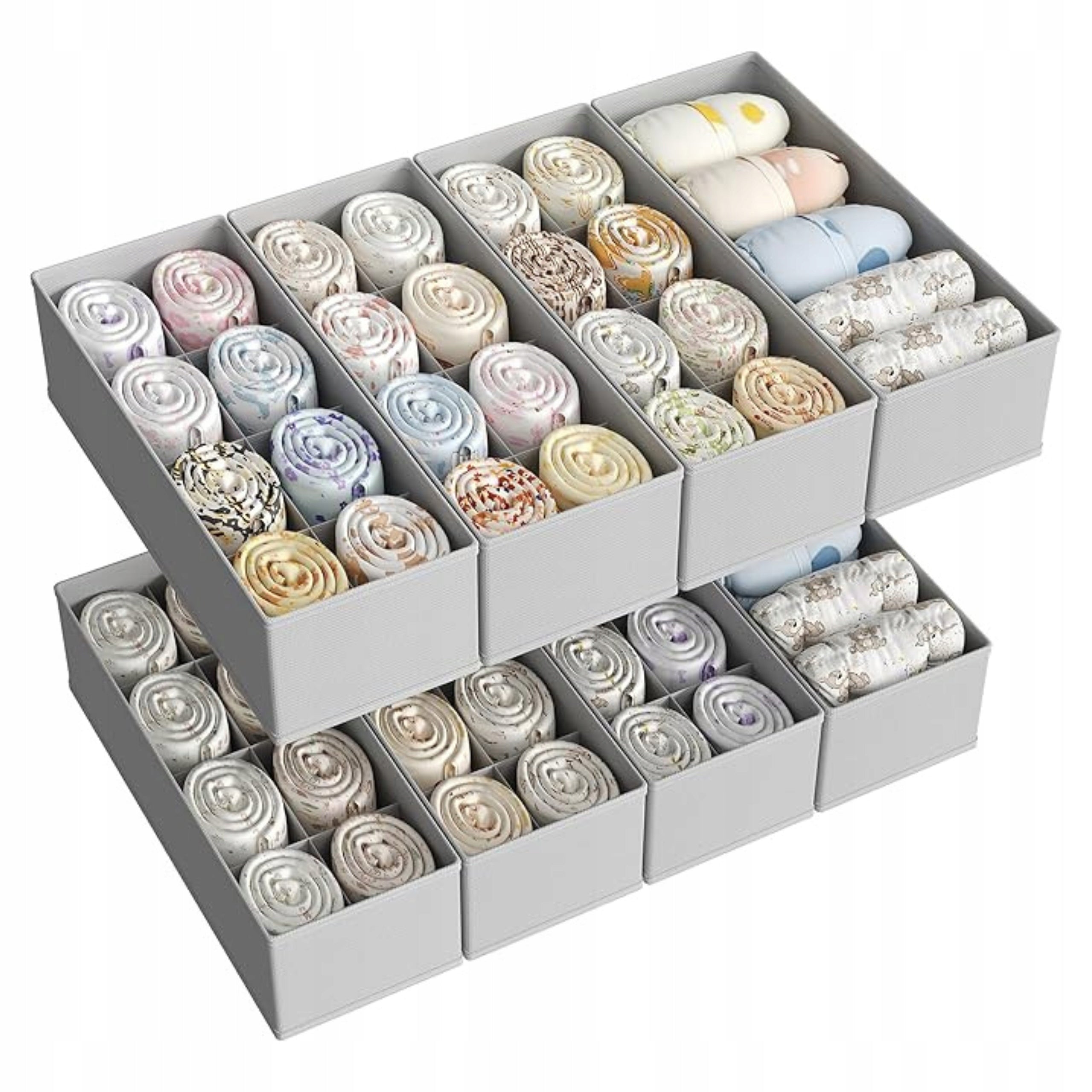 UNDERWEAR DRAWER ORGANIZER SOCKS 8 PIECES 2 TYPES