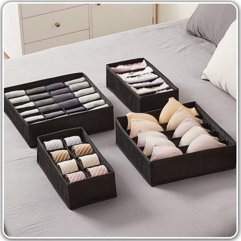 UNDERWEAR DRAWER ORGANIZER SOCKS FOR CLOSET SET 4IN1 EAN (GTIN) 5905902609861