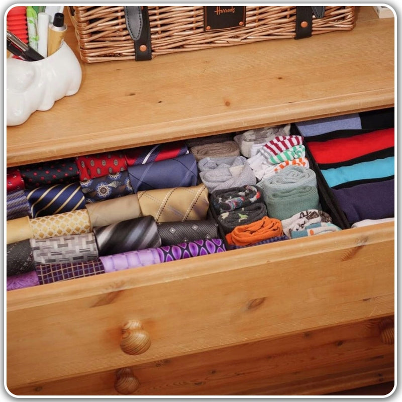 UNDERWEAR DRAWER ORGANIZER SOCKS FOR CLOSET SET 4IN1 Number of pieces 4 pcs