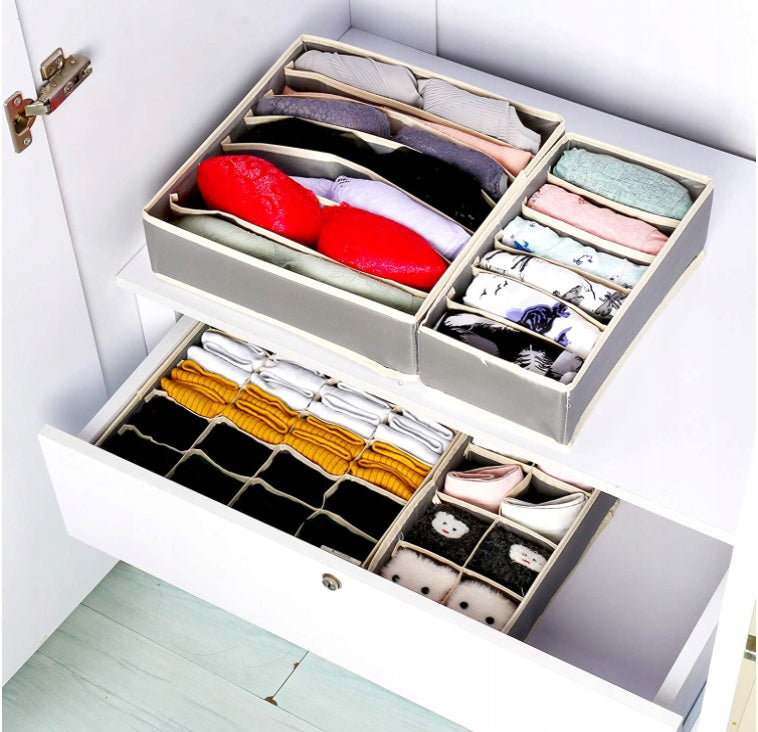 UNDERWEAR ORGANIZER SOCKS FOR DRAWER SET Number of pieces 1 pcs