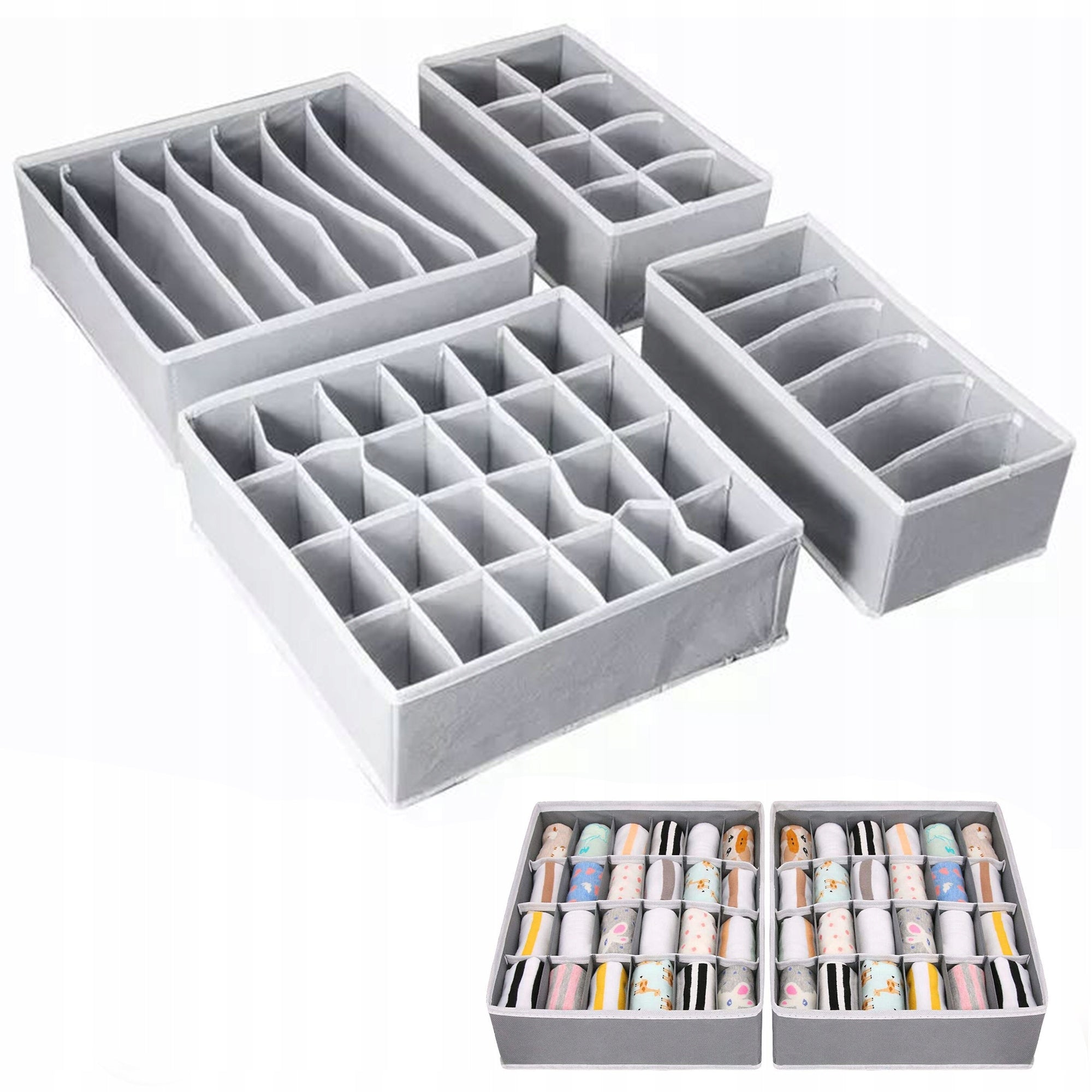 UNDERWEAR ORGANIZER SOCKS FOR DRAWER SET