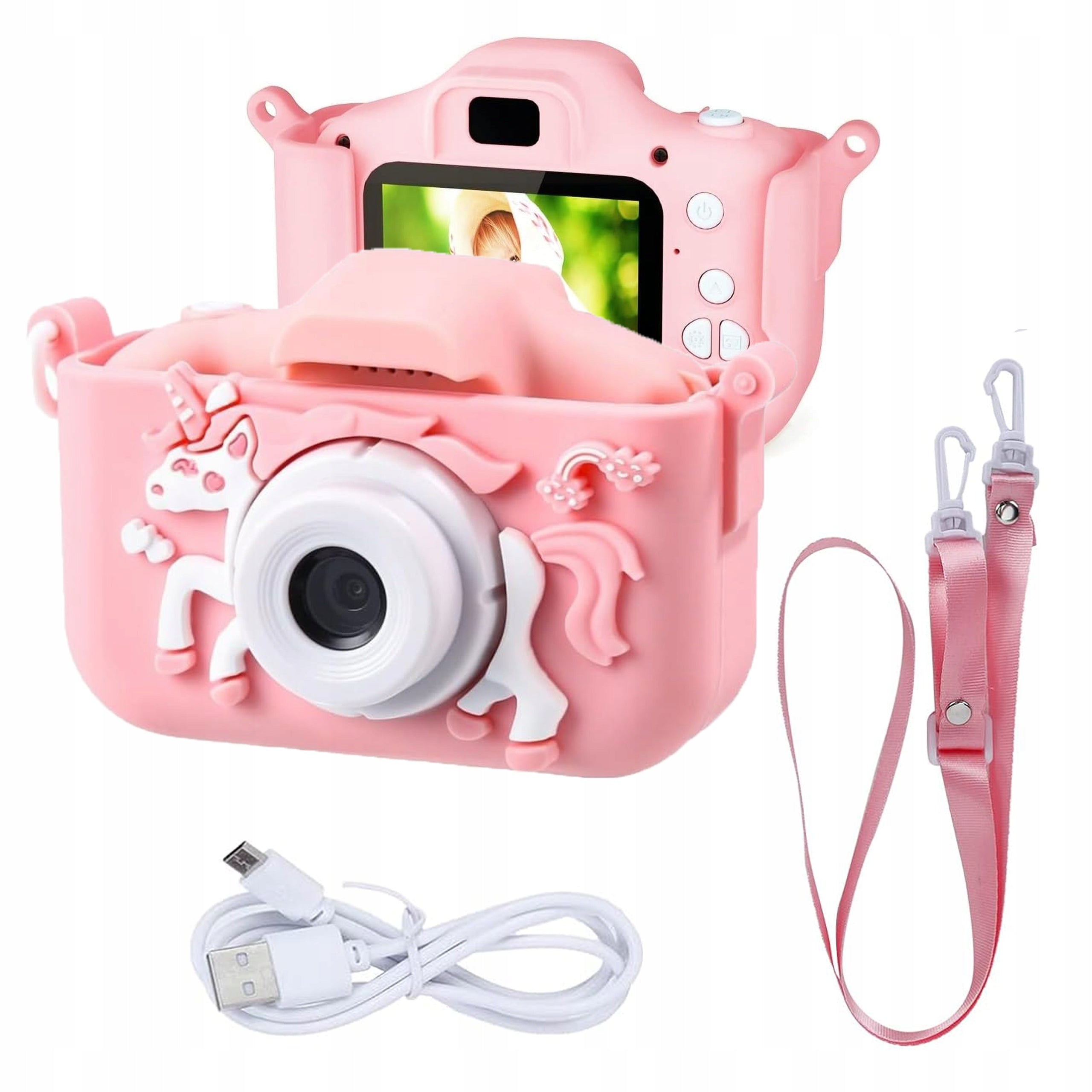 UNICORN DIGITAL CAMERA FOR CHILDREN Children Photographic + 4GB CARD
