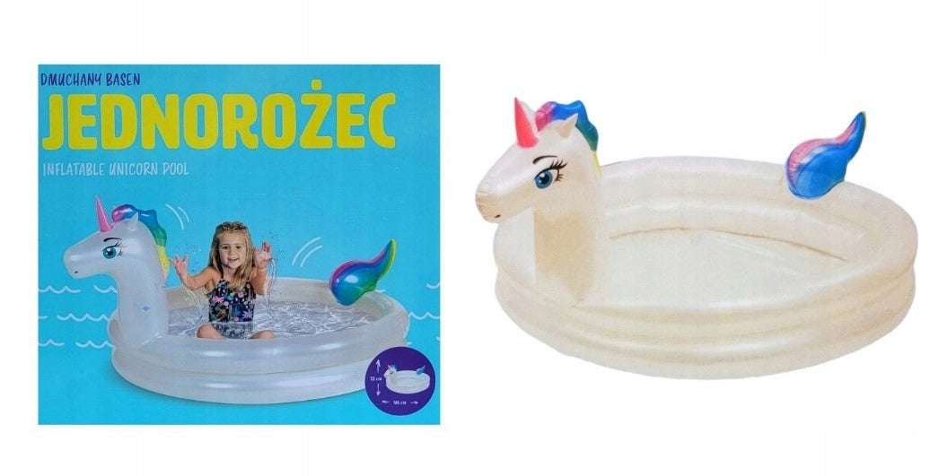 UNICORN INFLATABLE SWIMMING POOL 165 x 82 cm 811006
