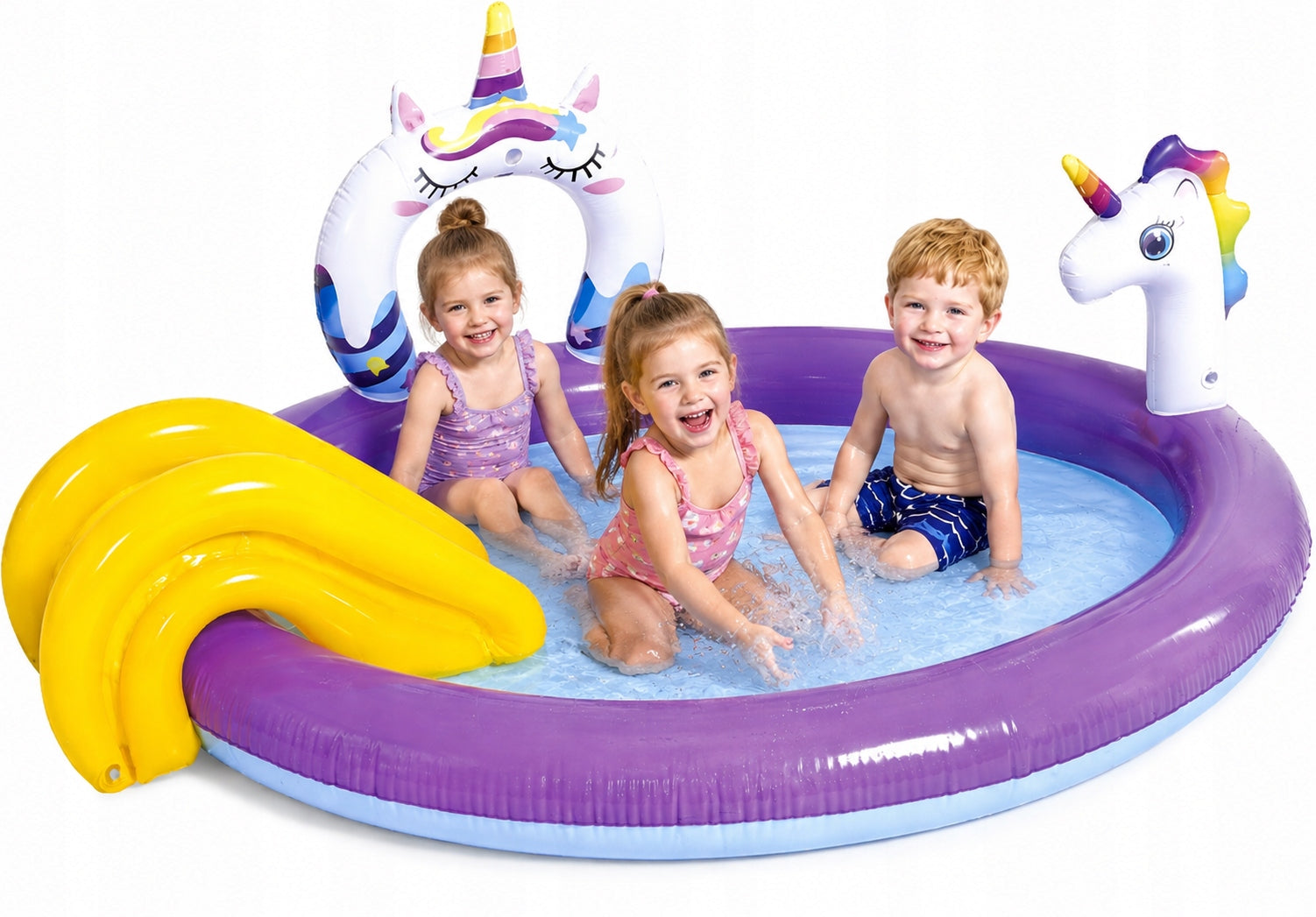 UNICORN POOL WATER PARK CHILDREN'S SLIDE FOR GARDEN