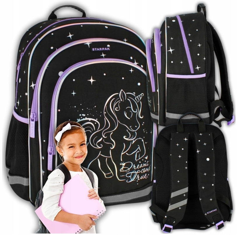 UNICORN SCHOOL HOLO BACKPACK FOR GIRLS STARPAK