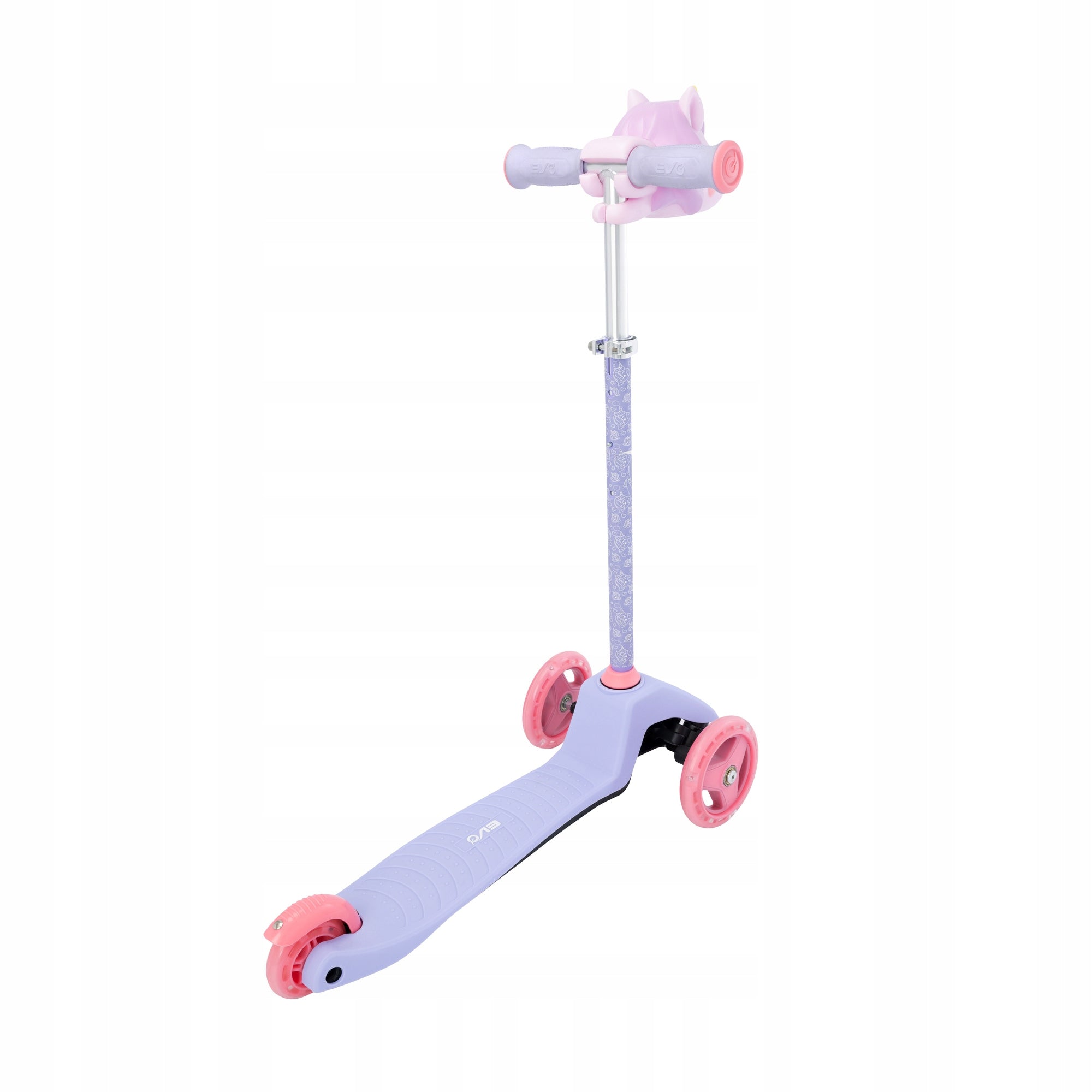 UNICORN TRICYCLE SCOOTER FOR CHILDREN LED GLOWING WHEELS EVO 2+ Brake yes