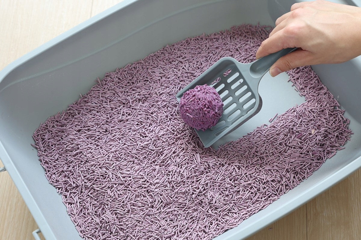 UNIQ PETS Cat litter tofu biodegradable 2,5kg / 6l lavender Product weight 2.5 kg