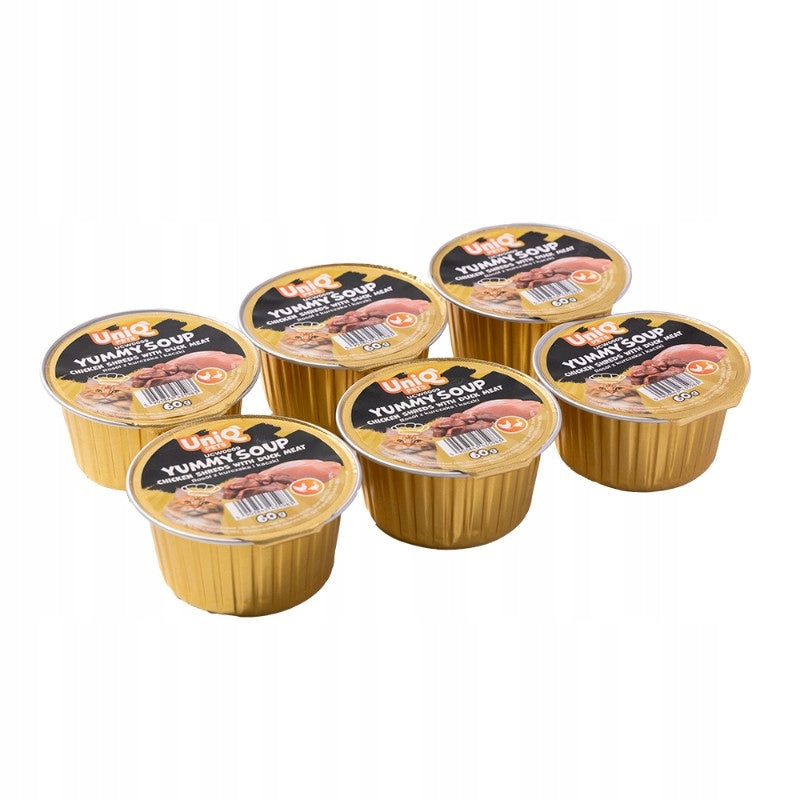 UNIQ PETS SOUP Chicken and duck broth 60g x 6pcs cat soup