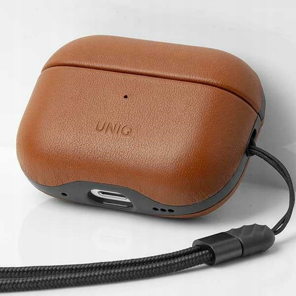 UNIQ Terra Leather Case for AirPods Pro 2nd Gen. (2022/2023), Brown Brand UNIQ