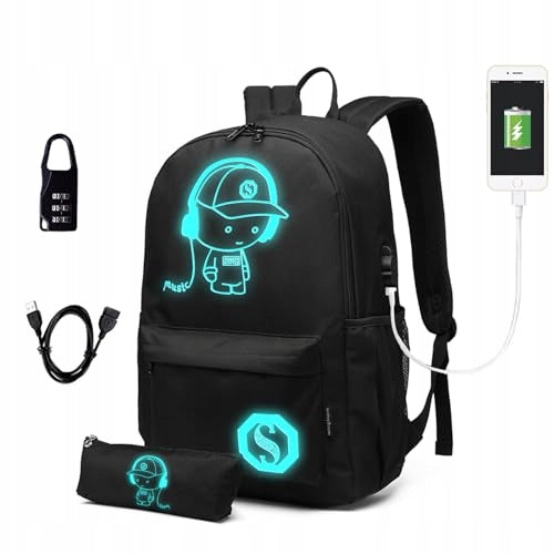 UNISEX MUNICIPAL SCHOOL BACKPACK POLYESTER BLACK FOR UNIVERSITY OF Polyester Brand no brand