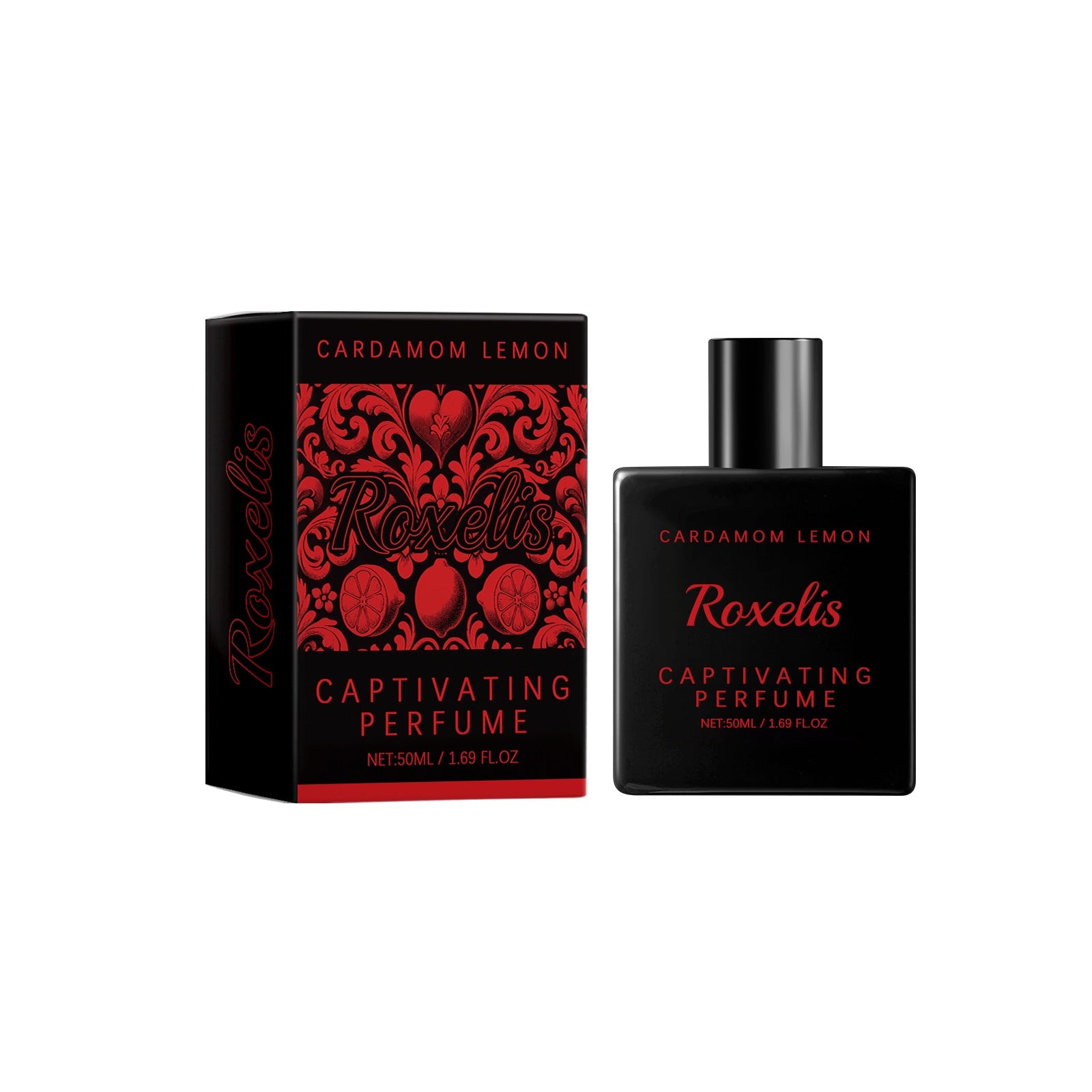 UNISEX PERFUME ROXELIS CARDAMOM LEMON 50 ML CITRUS SPICY