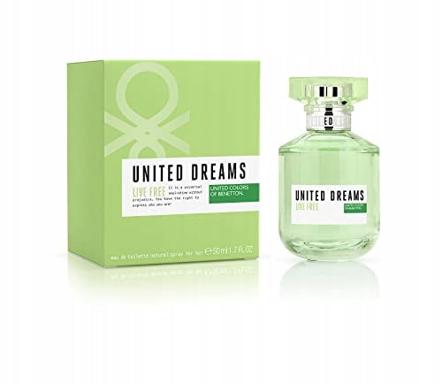 UNITED COLORS OF Benetton - United Dreams Live Free, Eau de Toilett - 50 ML Manufacturer code 001