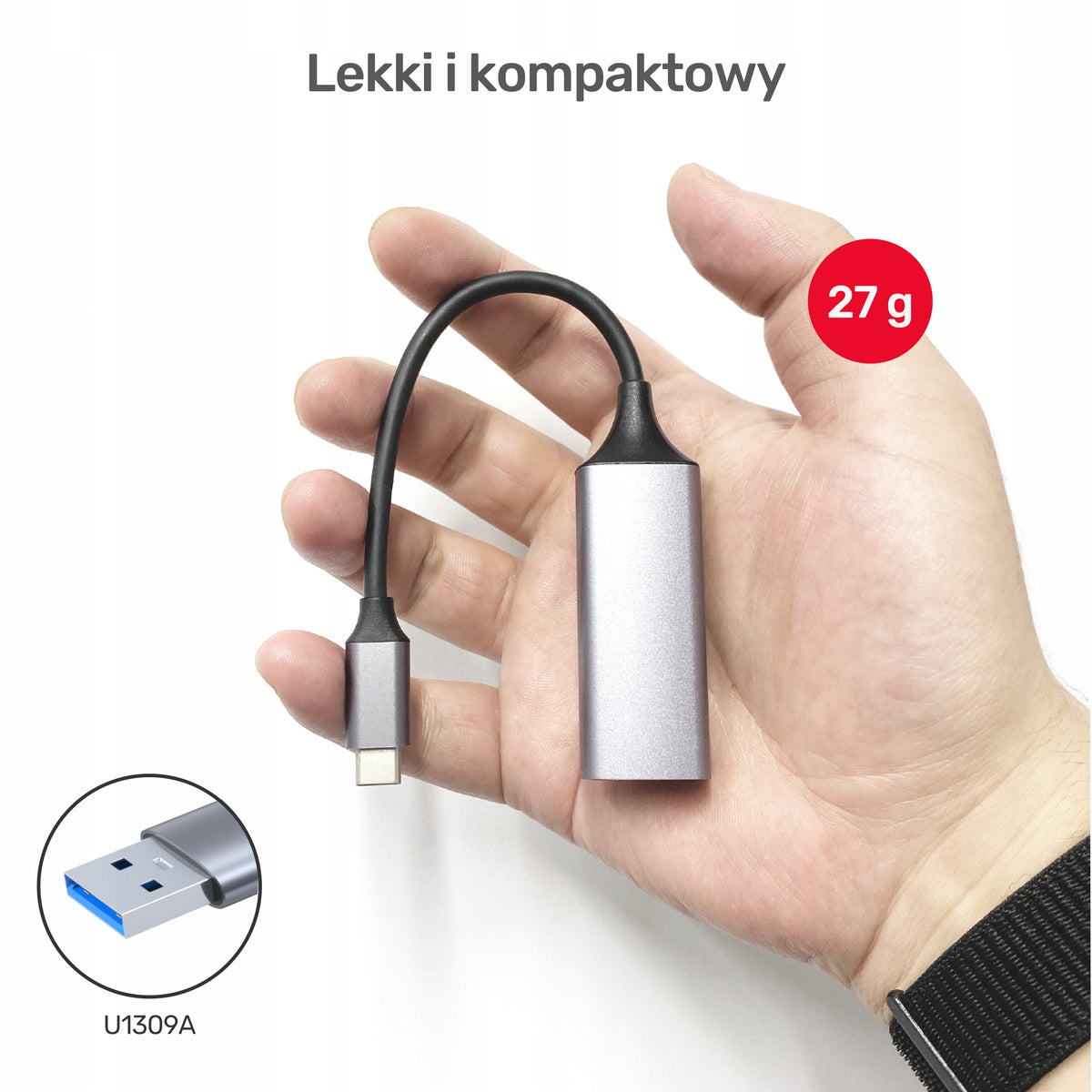 UNITEK USB-C ADAPTER 3.1 GEN 1-RJ45 1 GBPS, U1312A Interface USB