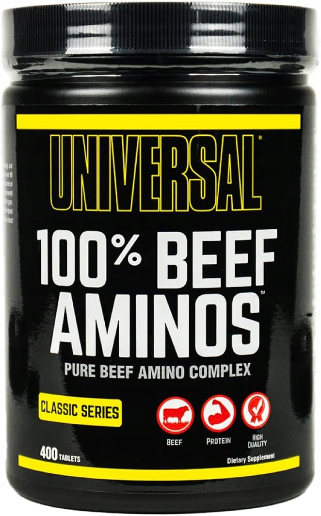 UNIVERSAL 100% BEEF AMINOS 400 TAB BEEF EAA BCAA