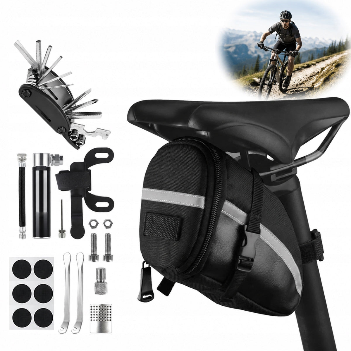 UNIVERSAL 16in1 MULTITOOL BICYCLE TOOL WRENCH SET