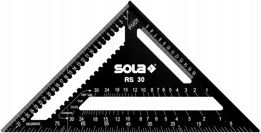 UNIVERSAL ALUMINUM ANGLE BAR RS 30 CM 56160201 SOLA Batteries included no