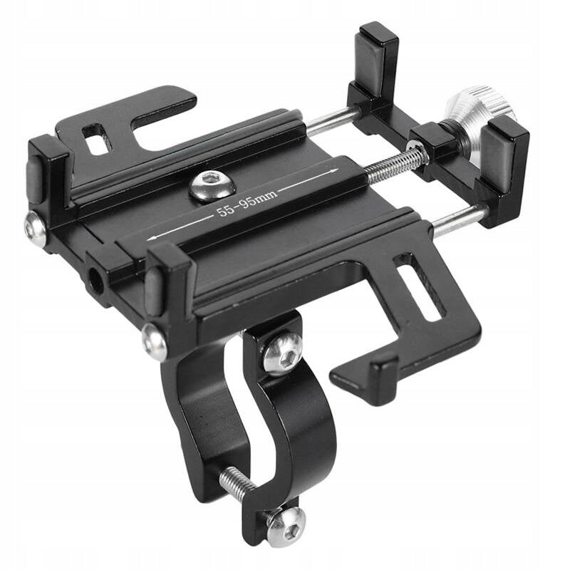 UNIVERSAL ALUMINUM STRONG PHONE HOLDER FOR SCOOTER BIKE Manufacturer code WCMOCNIONY UCHWYT ROWEROWY MOTOCYKLOWY MOCNY