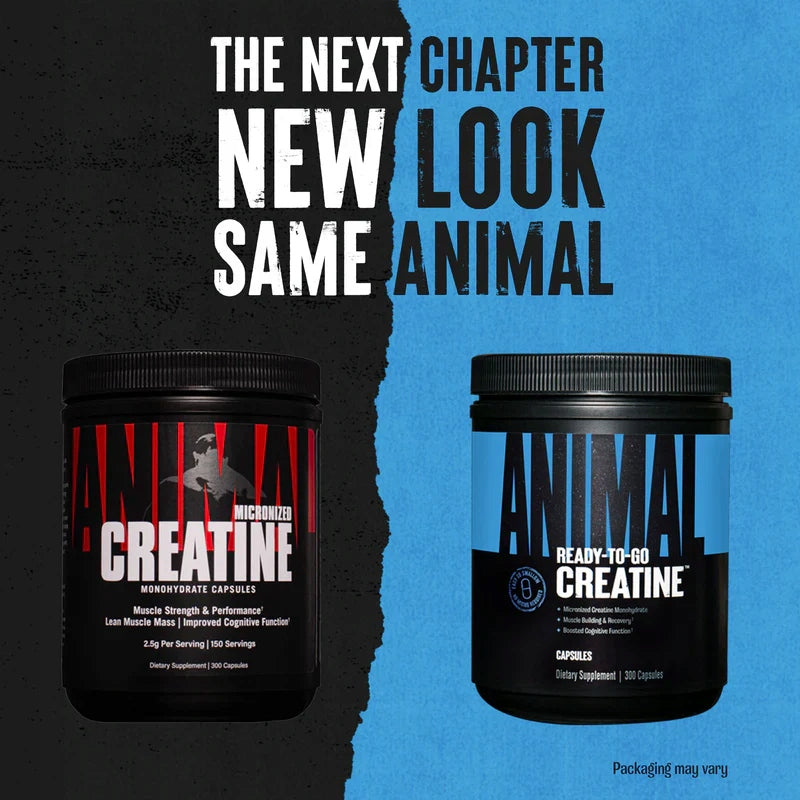 UNIVERSAL ANIMAL CREATINE MONOHYDRATE CREATINE STRONG STRENGTH PURE 300 capsules Packaging status original