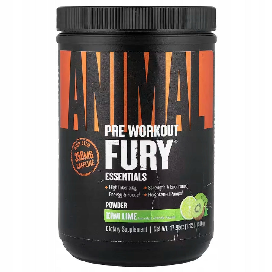 UNIVERSAL ANIMAL FURY KIWI LIME 510G PRE-WORKOUT - Kiwi Lime Flavor