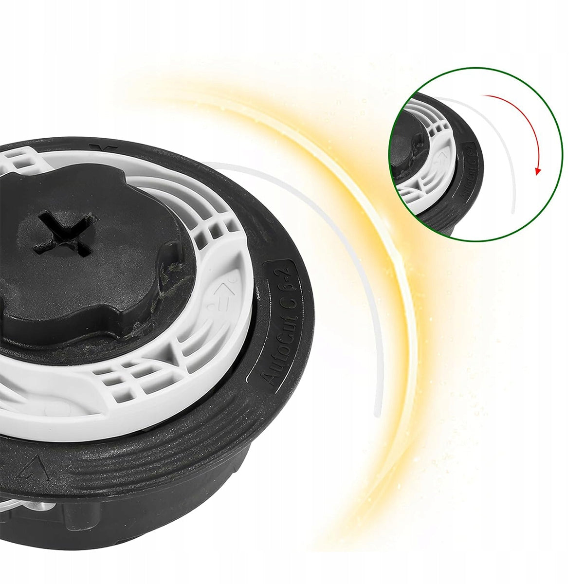UNIVERSAL AUTOMATIC HEAD M8 x 1.25 FOR TRIMMER COMBUSTION SCYTHE Manufacturer code 4059664834694