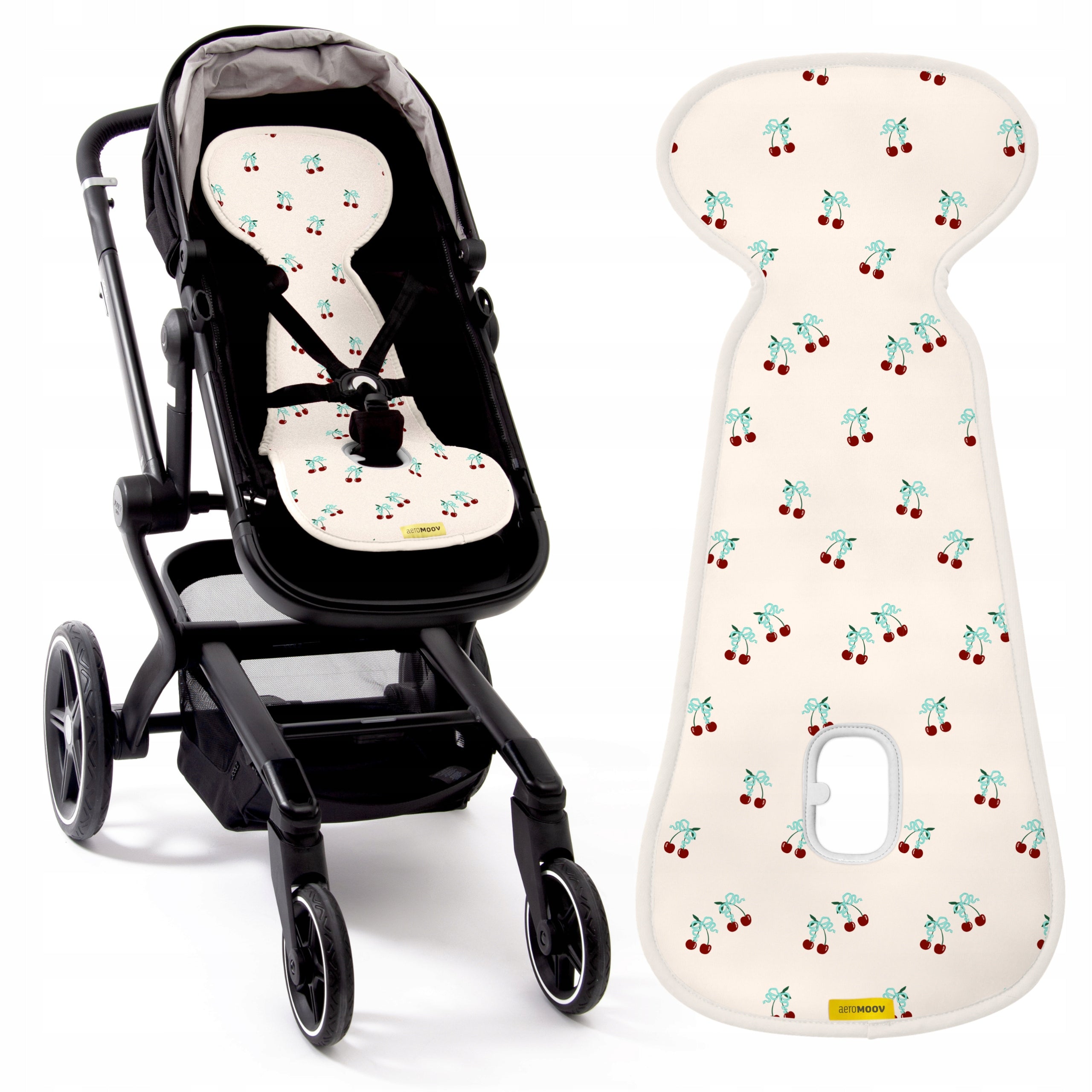 UNIVERSAL Anti-Sweat Insert Mat for Stroller and Gondola AeroMoov Cherries