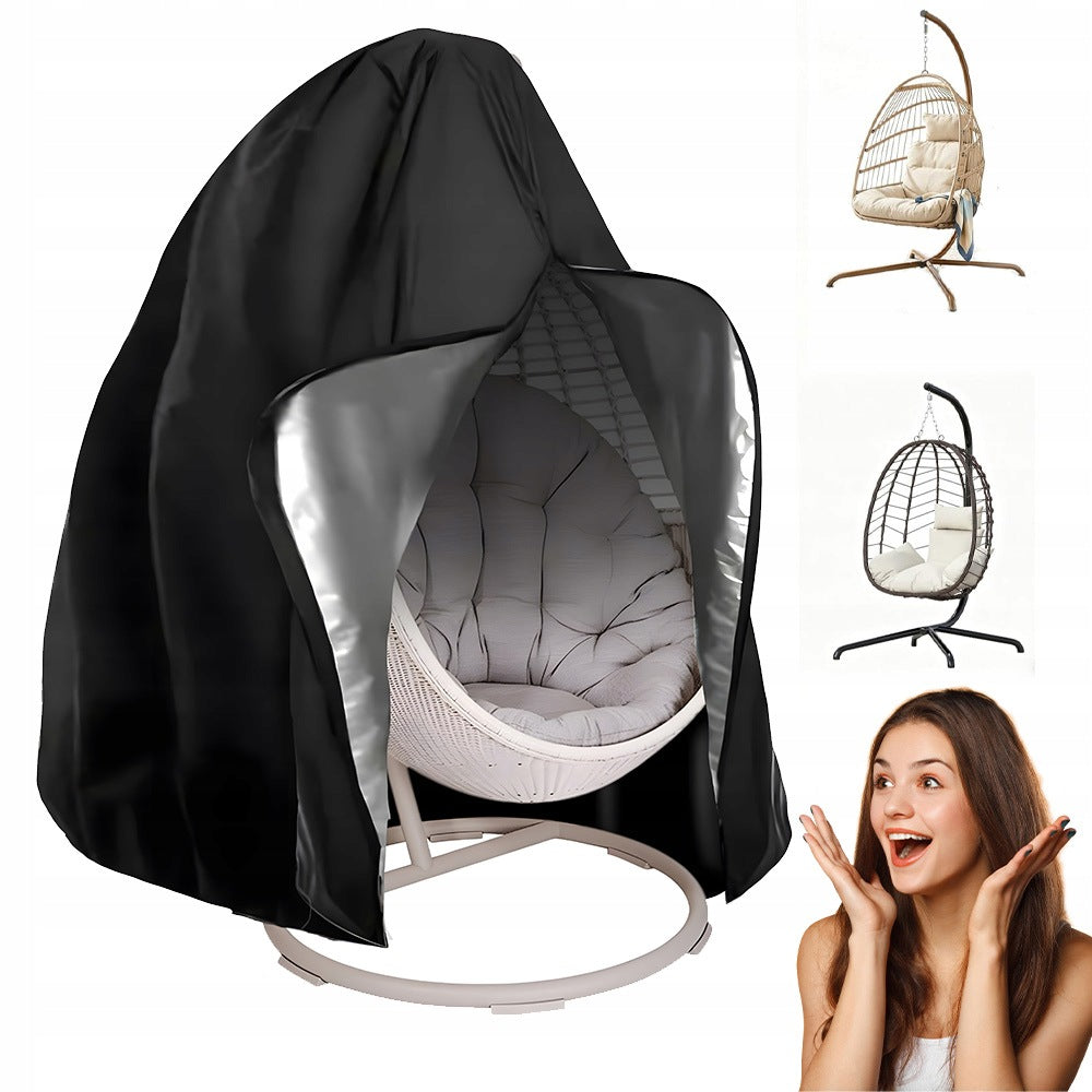 UNIVERSAL BASKET COVER ARMCHAIR HANGING COCOON GARDEN SWING BLACK