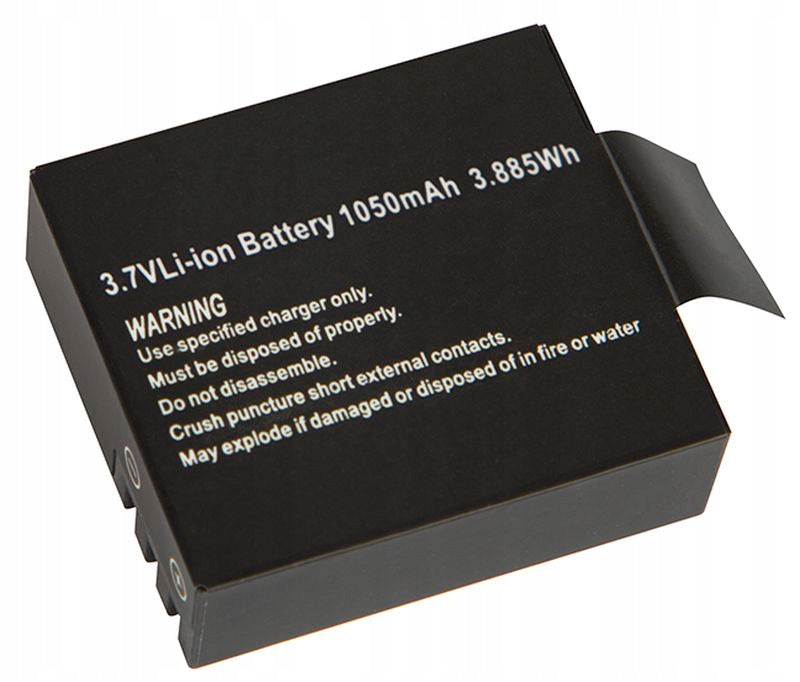 UNIVERSAL BATTERY LI-ION BATTERY FOR SPORTS CAMERAS 3,7V 1050mAh
