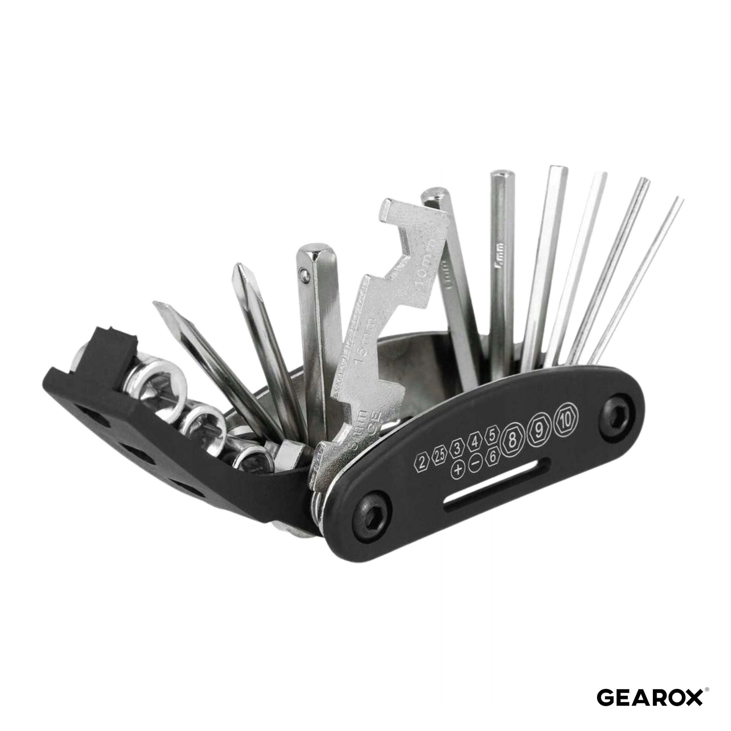 UNIVERSAL BIKE TOOL WRENCH SET 16in1 MULTITOOL Brand Gearox