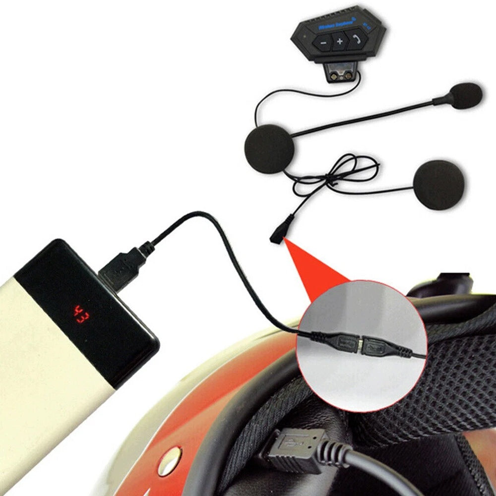 UNIVERSAL BLUETOOTH MOTORCYCLE INTERCOM WITH HYBRID MICROPHONE EAN (GTIN) 6900096740818