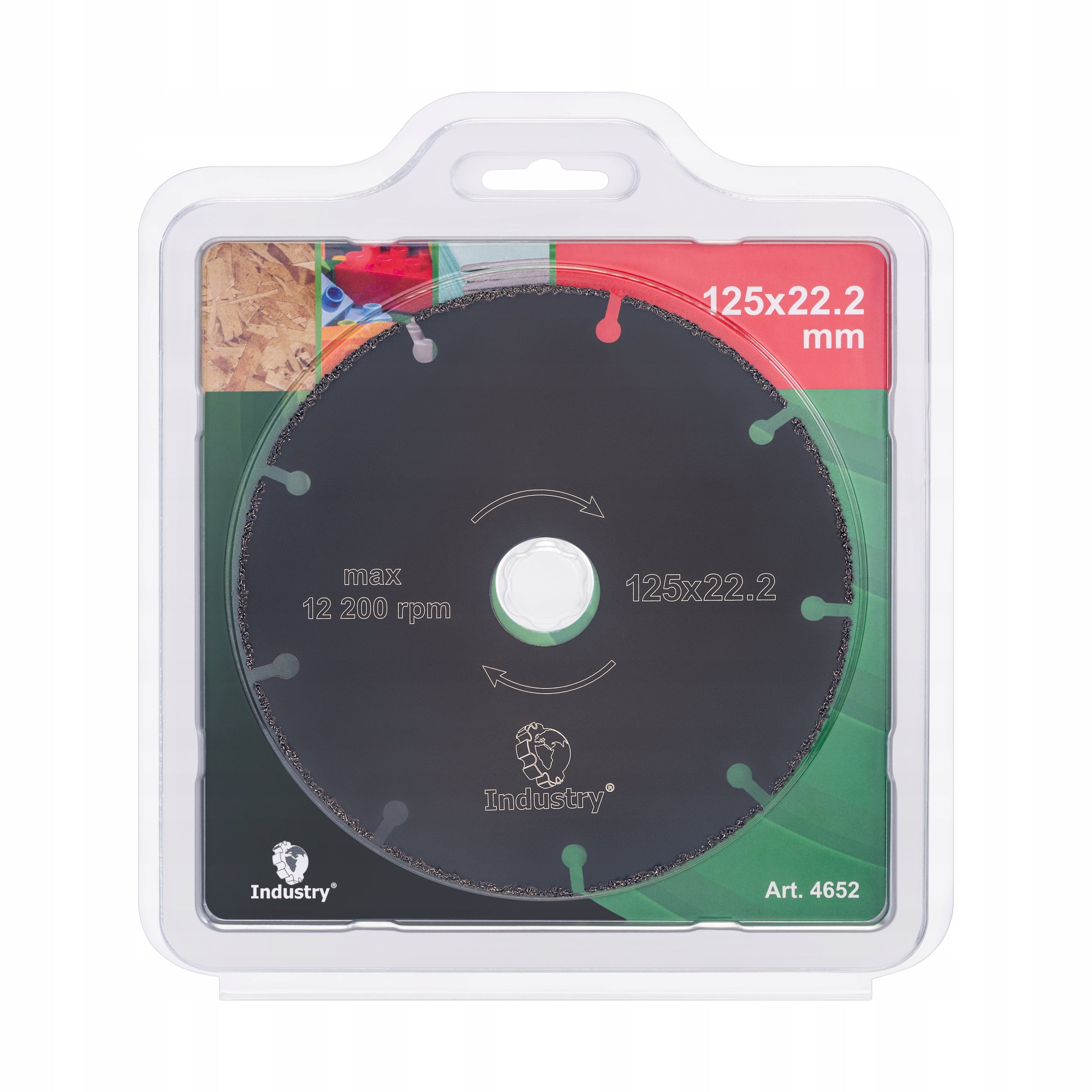 UNIVERSAL CARBIDE CUTTING DISC 125MM FOR WOOD, PLASTIC, COPPER, ALUMINUM