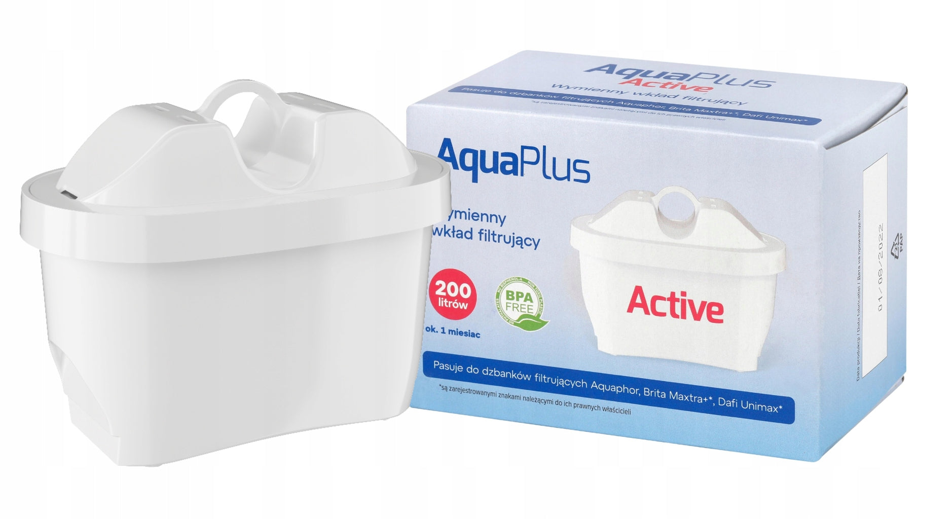 UNIVERSAL CARTRIDGE WATER FILTER AQUAPLUS ACTIVE FOR AQUAPHOR BRITA DAFI