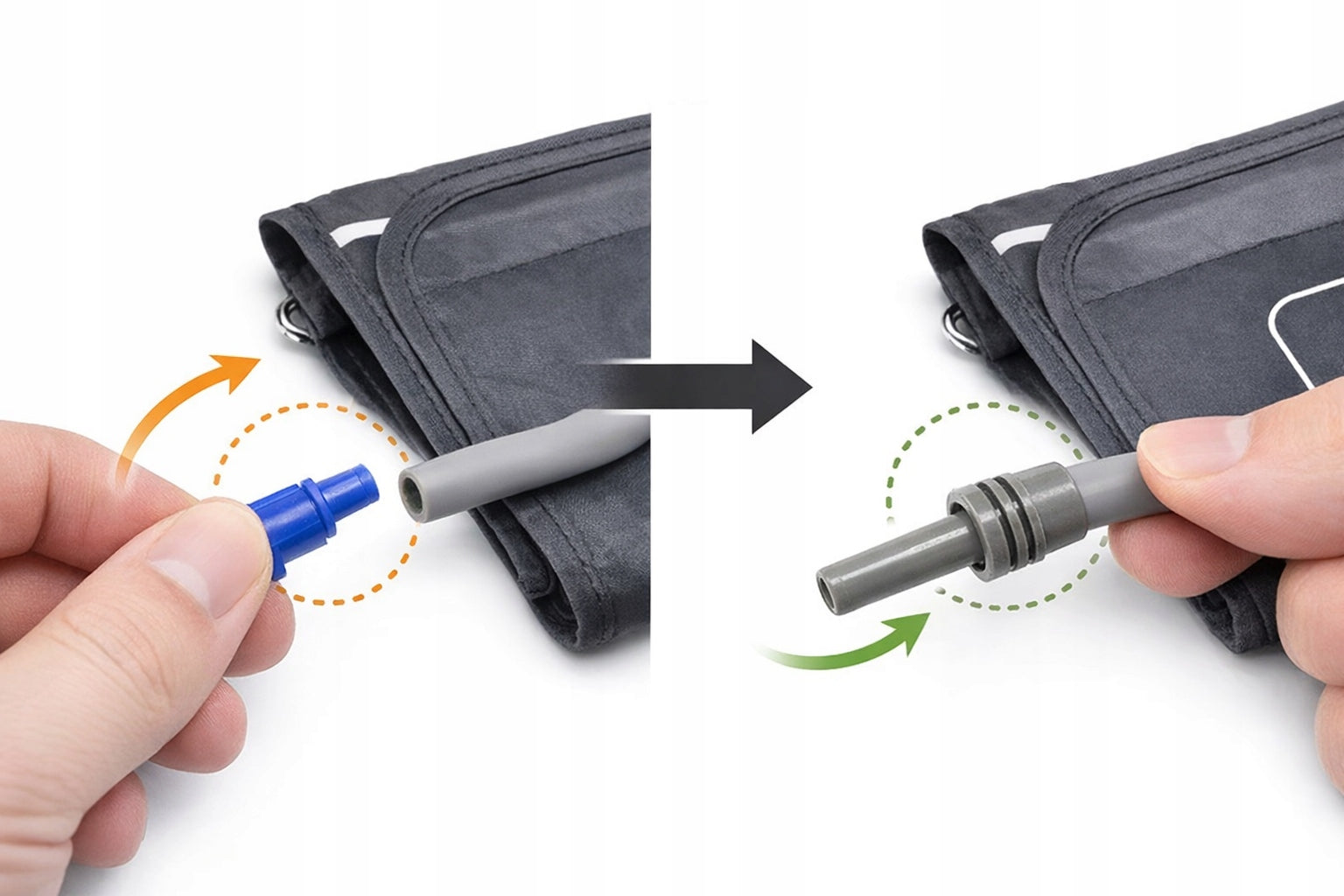UNIVERSAL CUFF FOR BLOOD PRESSURE MONITOR, REPLACEABLE SLEEVE 22 – 40 cm – XUXY-B001 Packaging status original