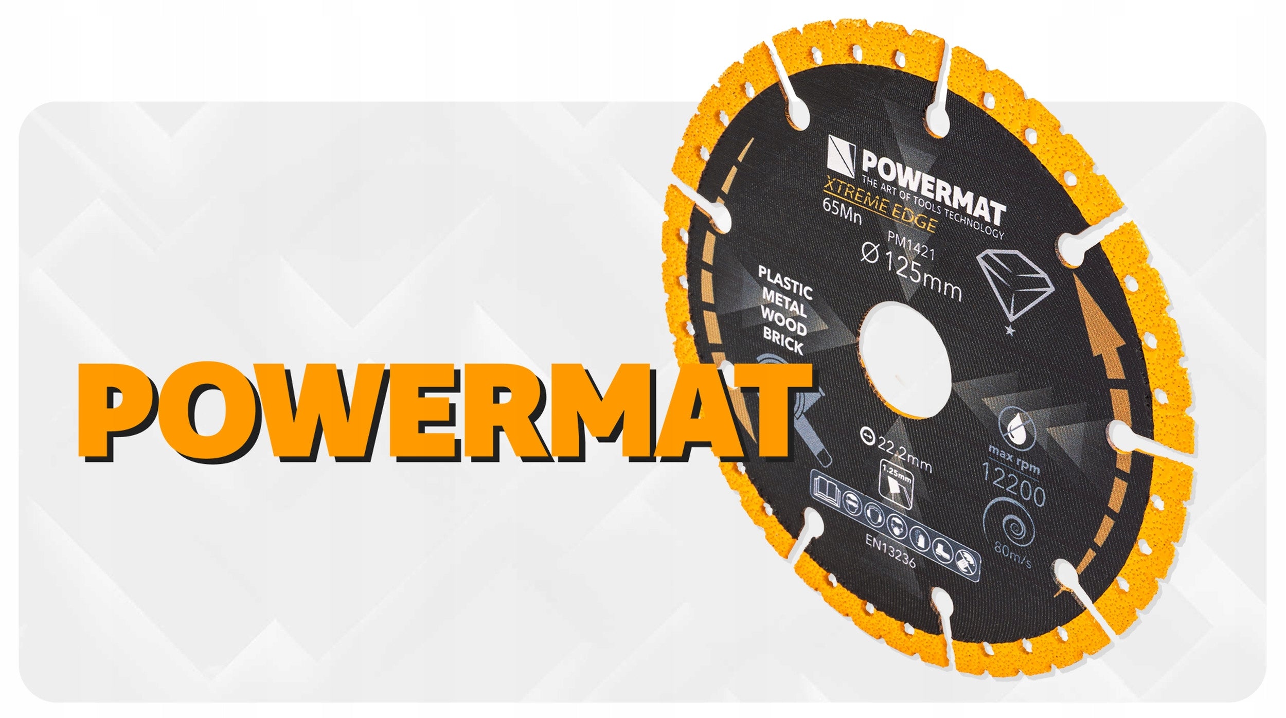 UNIVERSAL DIAMOND BLADE FOR METAL WOOD BRICKS PVC CERAMICS 125 MM Manufacturer code PM1421
